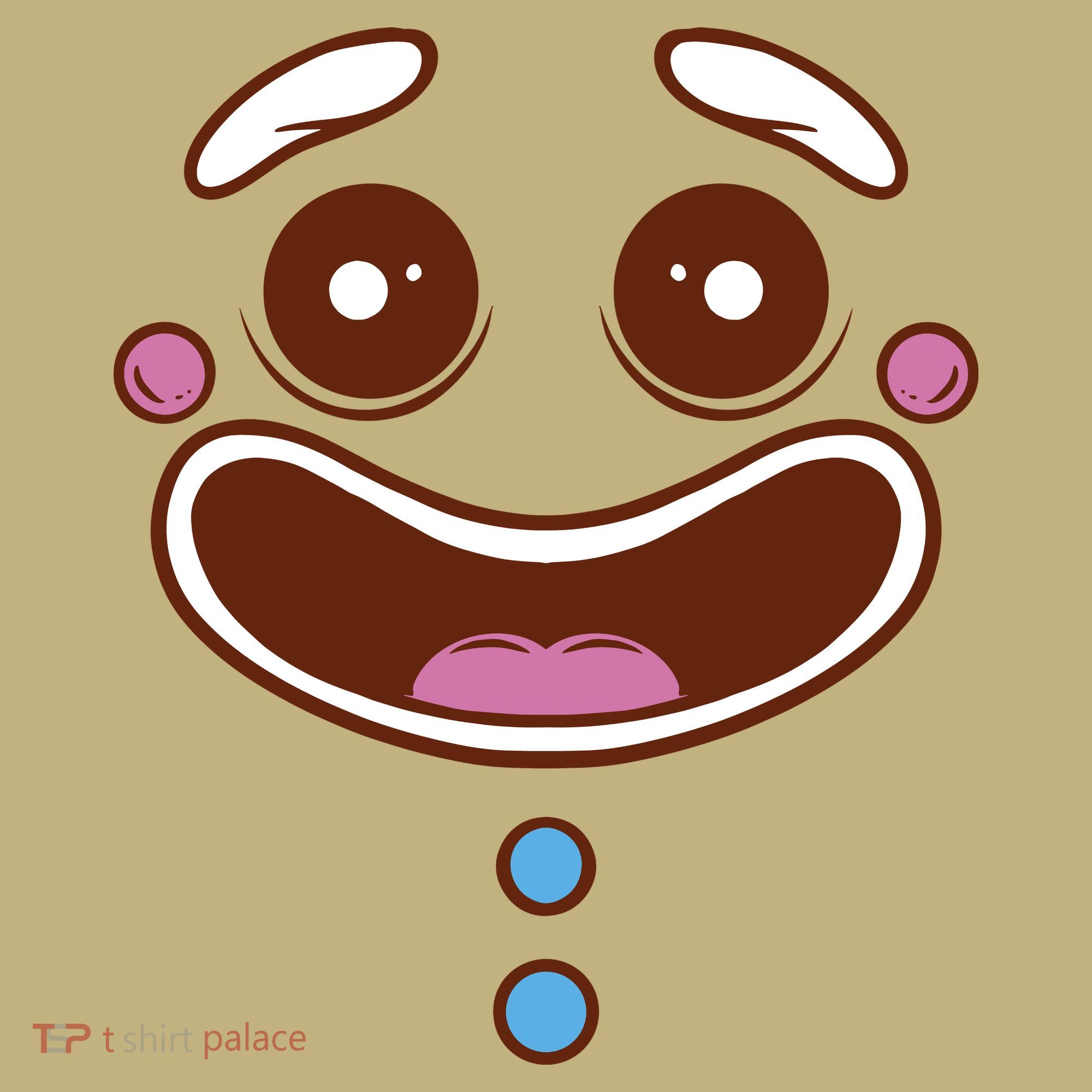 Gingerbread Face Hoodie
