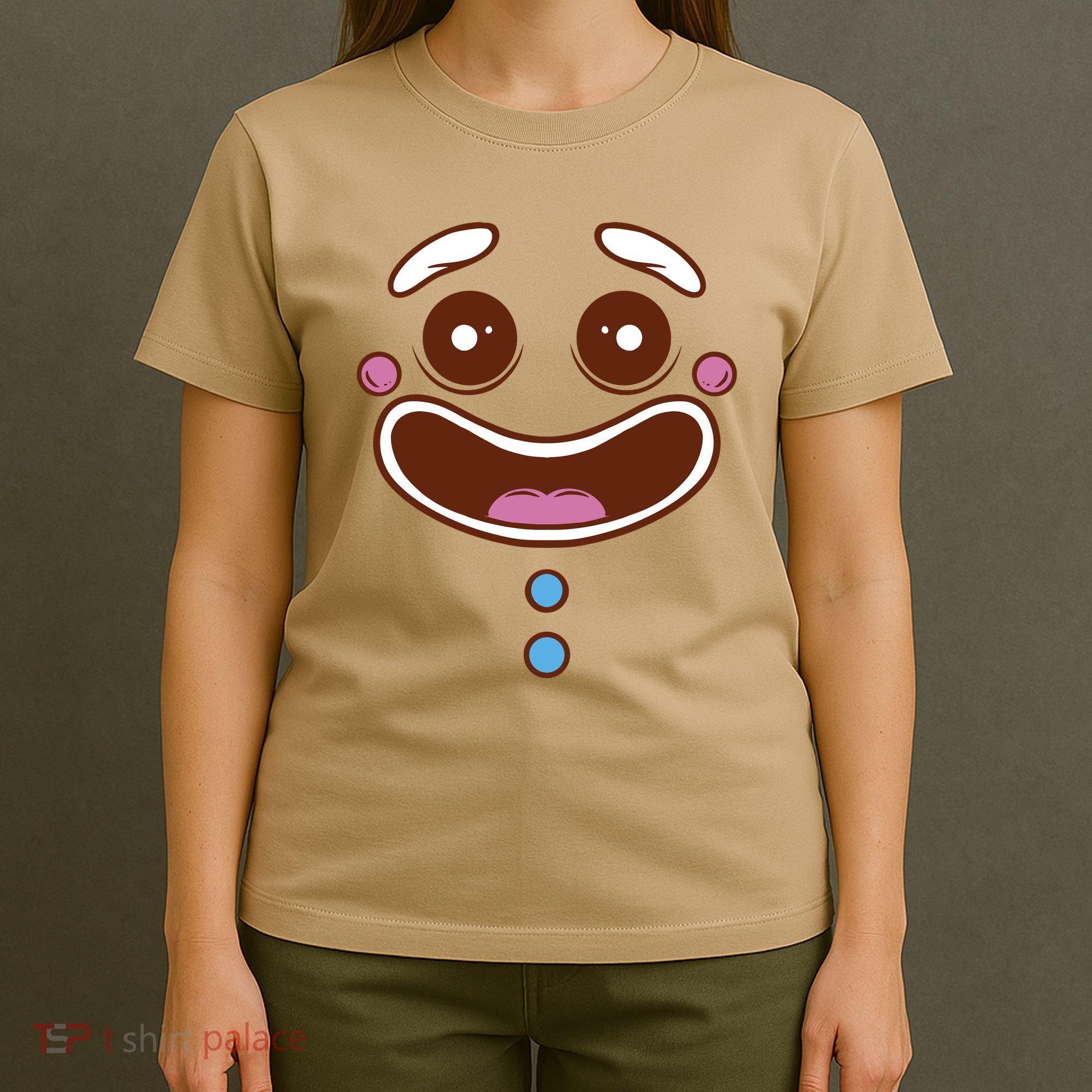 Gingerbread Face T-Shirt