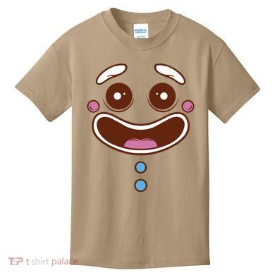 Gingerbread Face Kids T-Shirt