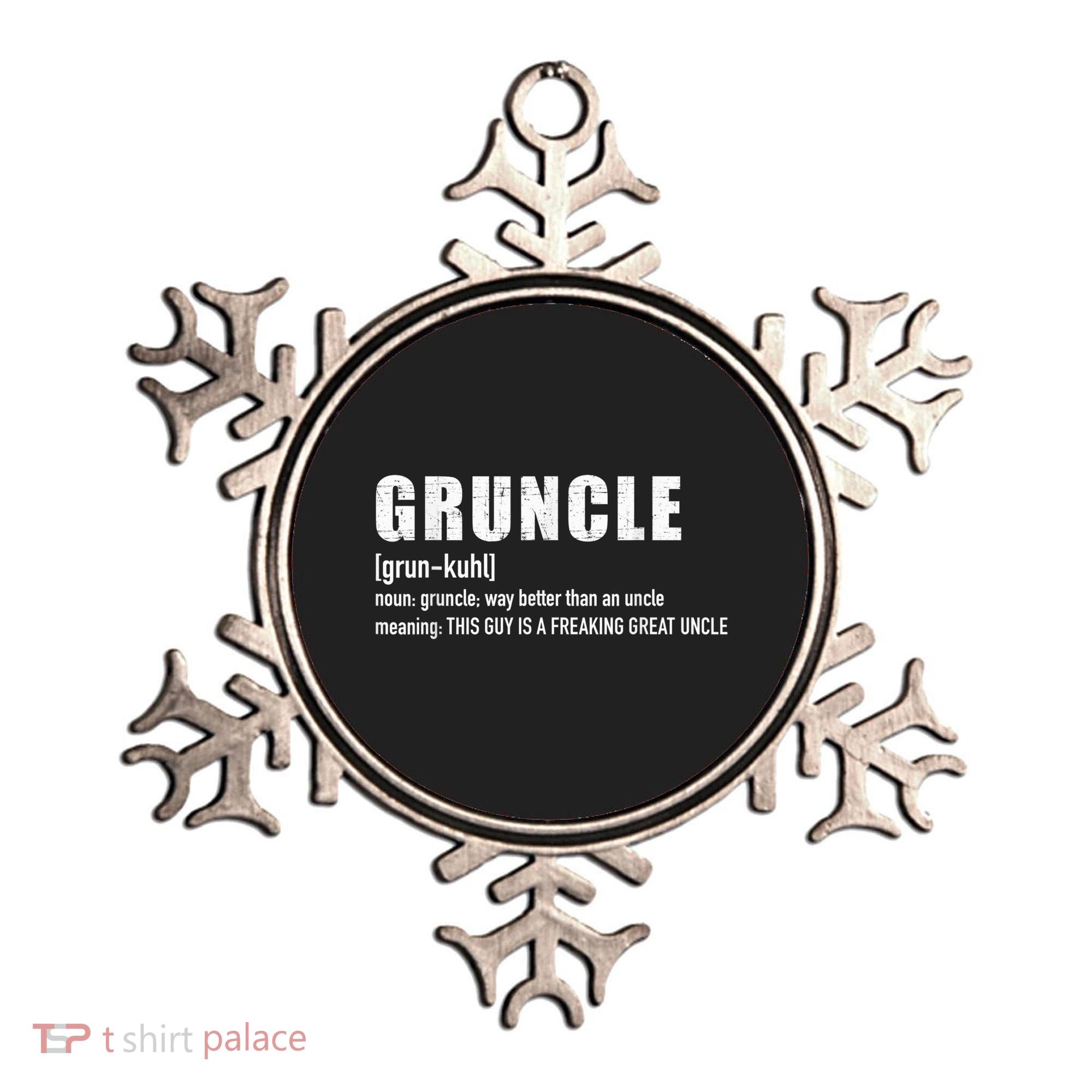  Gruncle for great uncle Ornament
