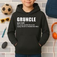  Gruncle for great uncle Kids Hoodie thumb 2
