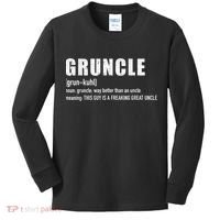  Gruncle for great uncle Kids Long Sleeve Shirt thumb 0