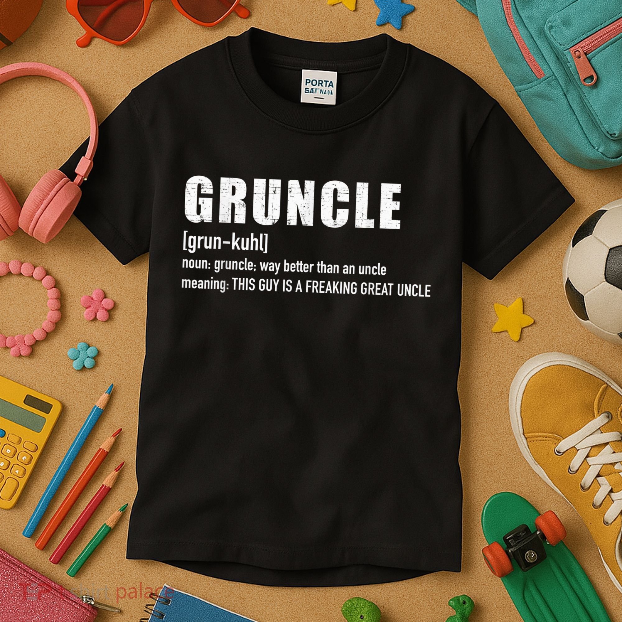  Gruncle for great uncle Kids T-Shirt