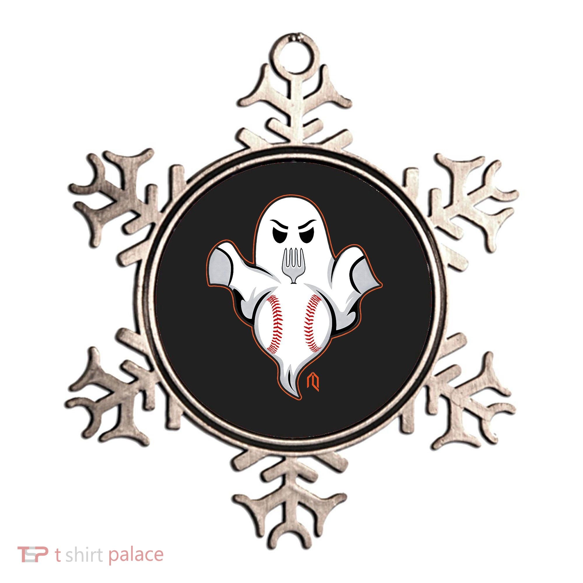 Ghost Forkball Ornament