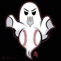 Ghost Forkball Ornament thumb 1