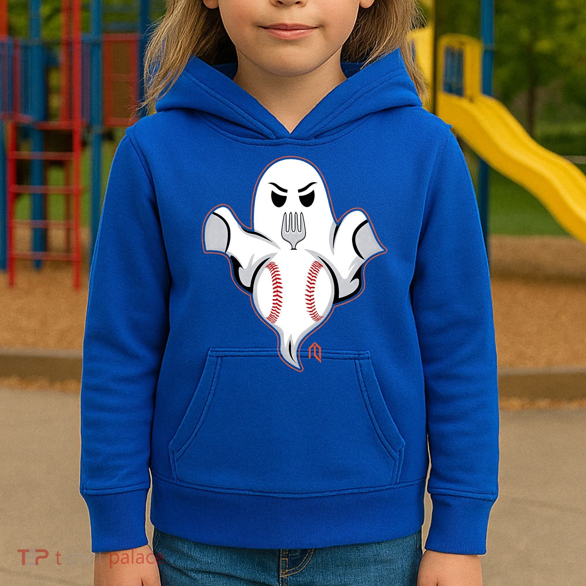 Ghost Forkball Kids Hoodie
