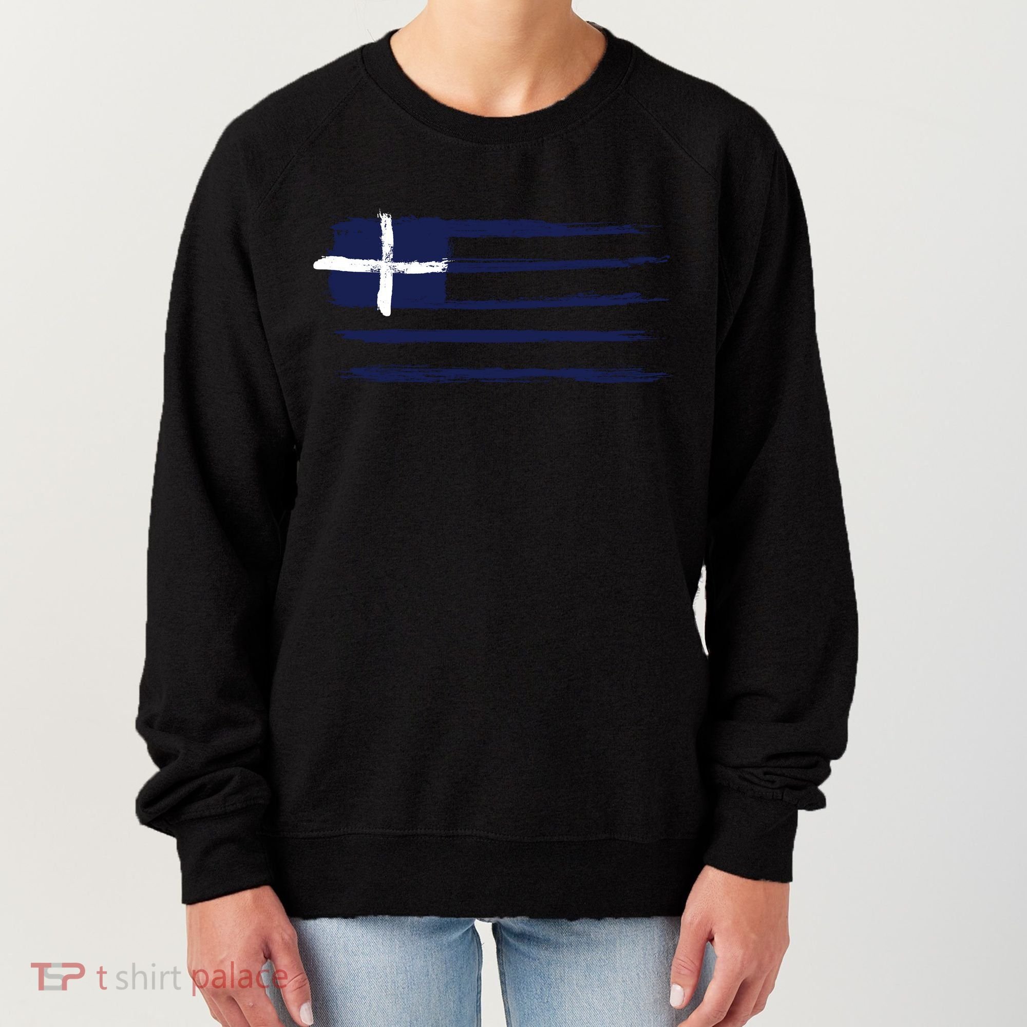 Greece Flag Women's Sweatshirt