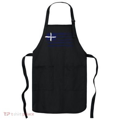 Greece Flag Apron