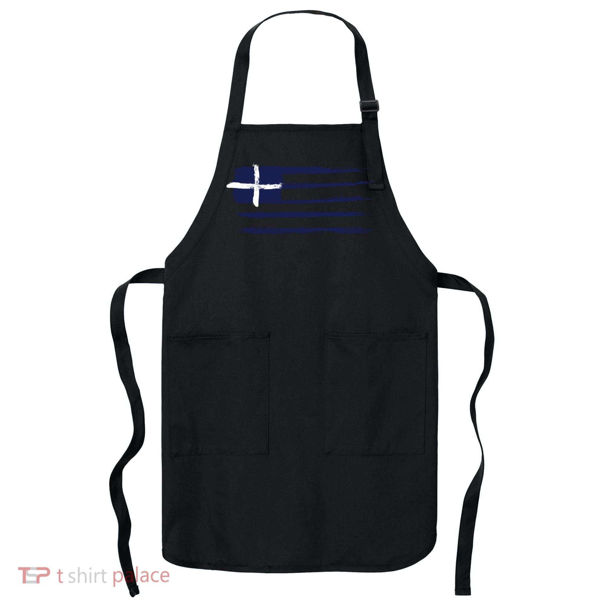 Greece Flag Apron