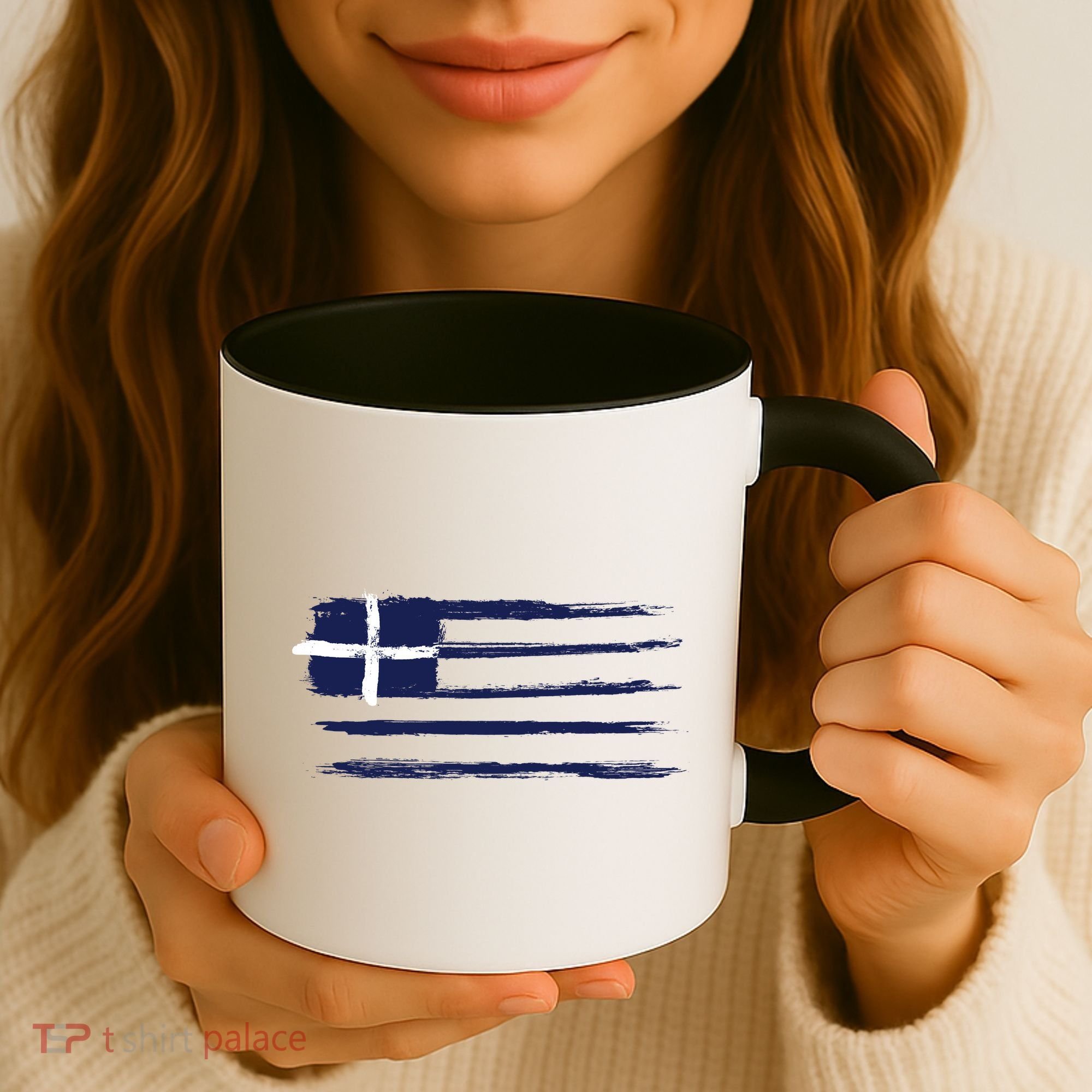 Greece Flag Coffee Mug