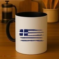 Greece Flag Coffee Mug thumb 4