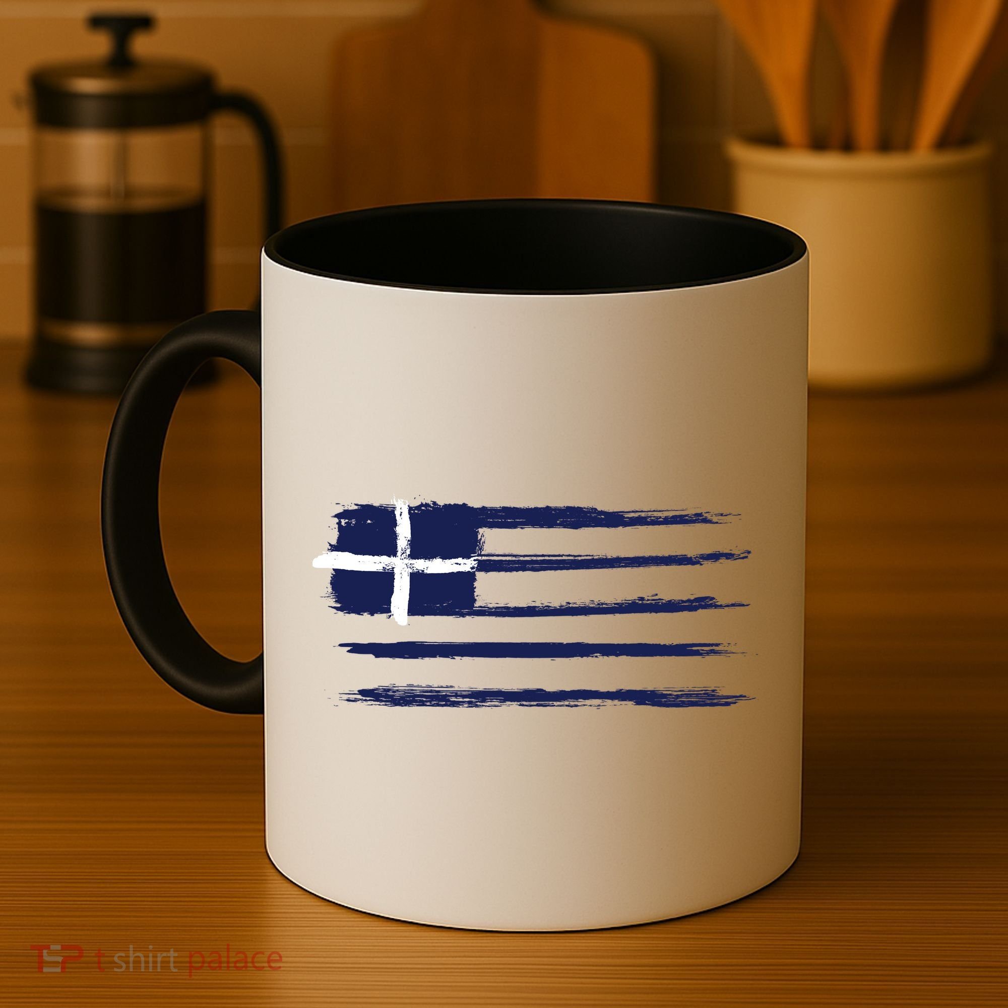 Greece Flag Coffee Mug