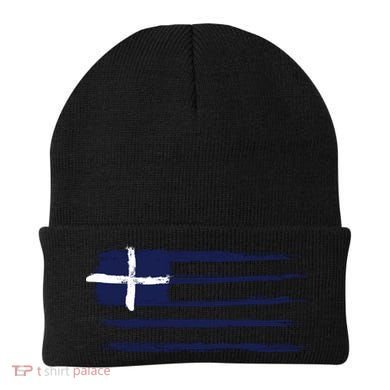 Greece Flag Beanie
