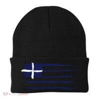 Greece Flag Beanie thumb 0