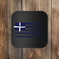 Greece Flag Coaster thumb 0