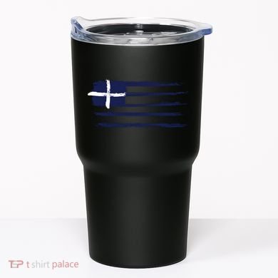 Greece Flag Tumbler