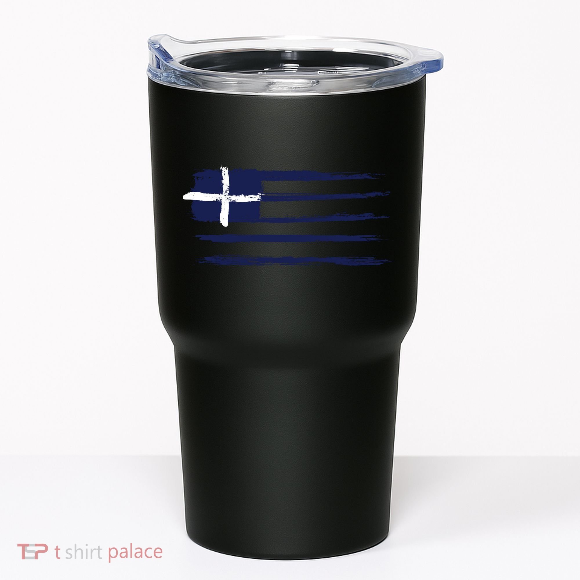 Greece Flag Tumbler