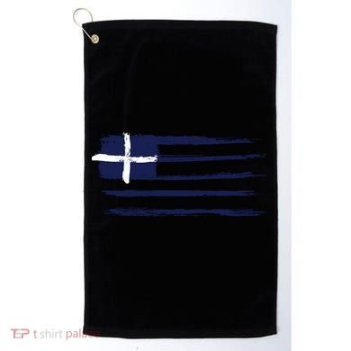 Greece Flag Golf Towel