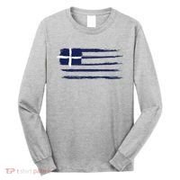 Greece Flag Long Sleeve Shirt thumb 0