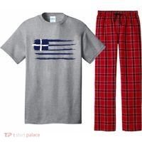 Greece Flag Pajama Set thumb 0