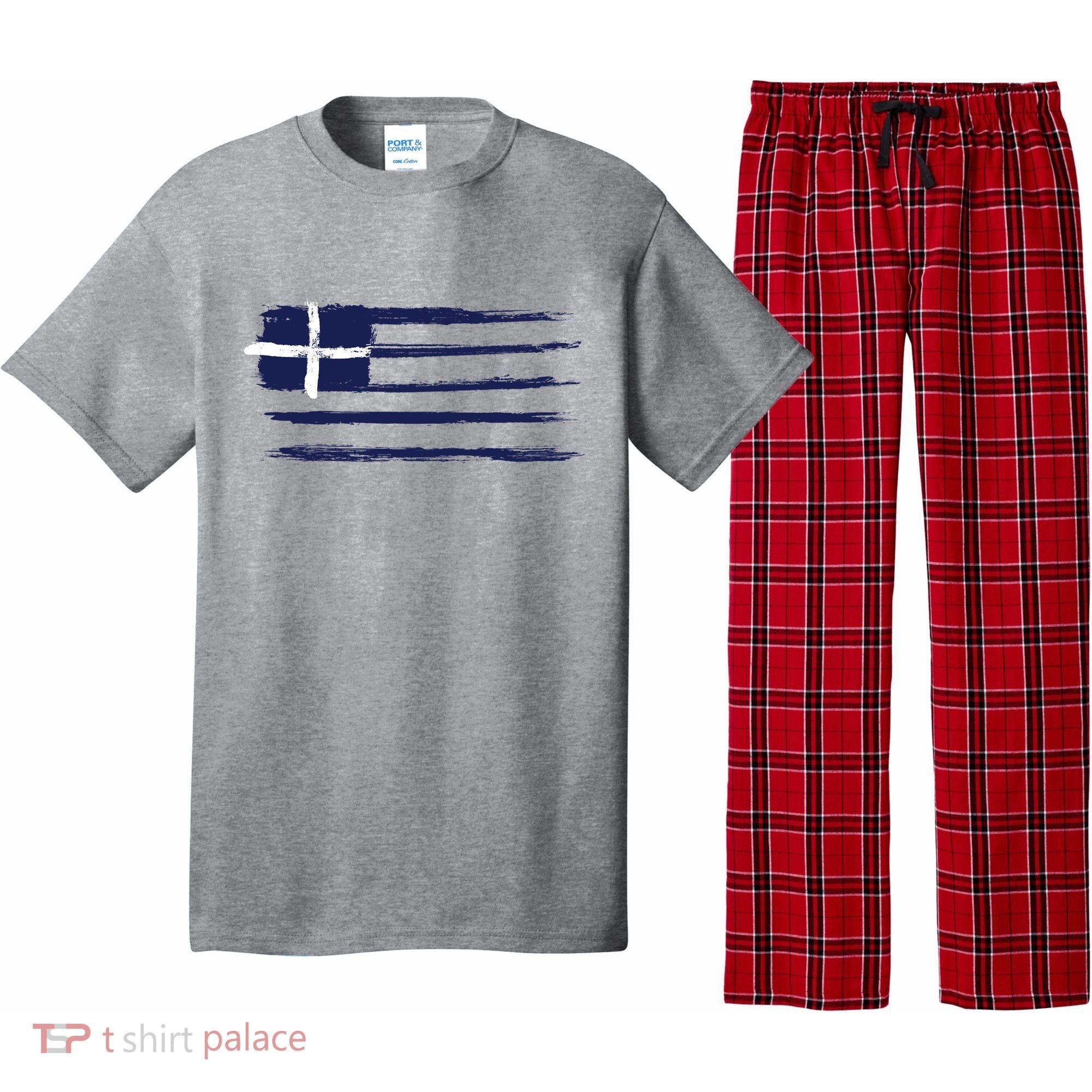 Greece Flag Pajama Set