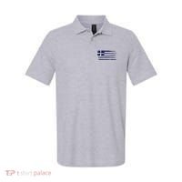 Greece Flag Polo thumb 0