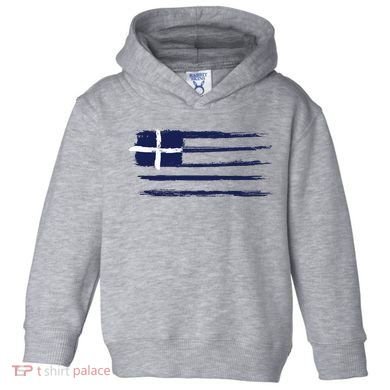 Greece Flag Toddler Hoodie