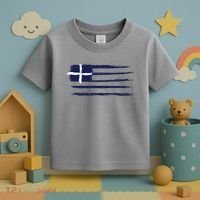 Greece Flag Toddler T-Shirt thumb 3