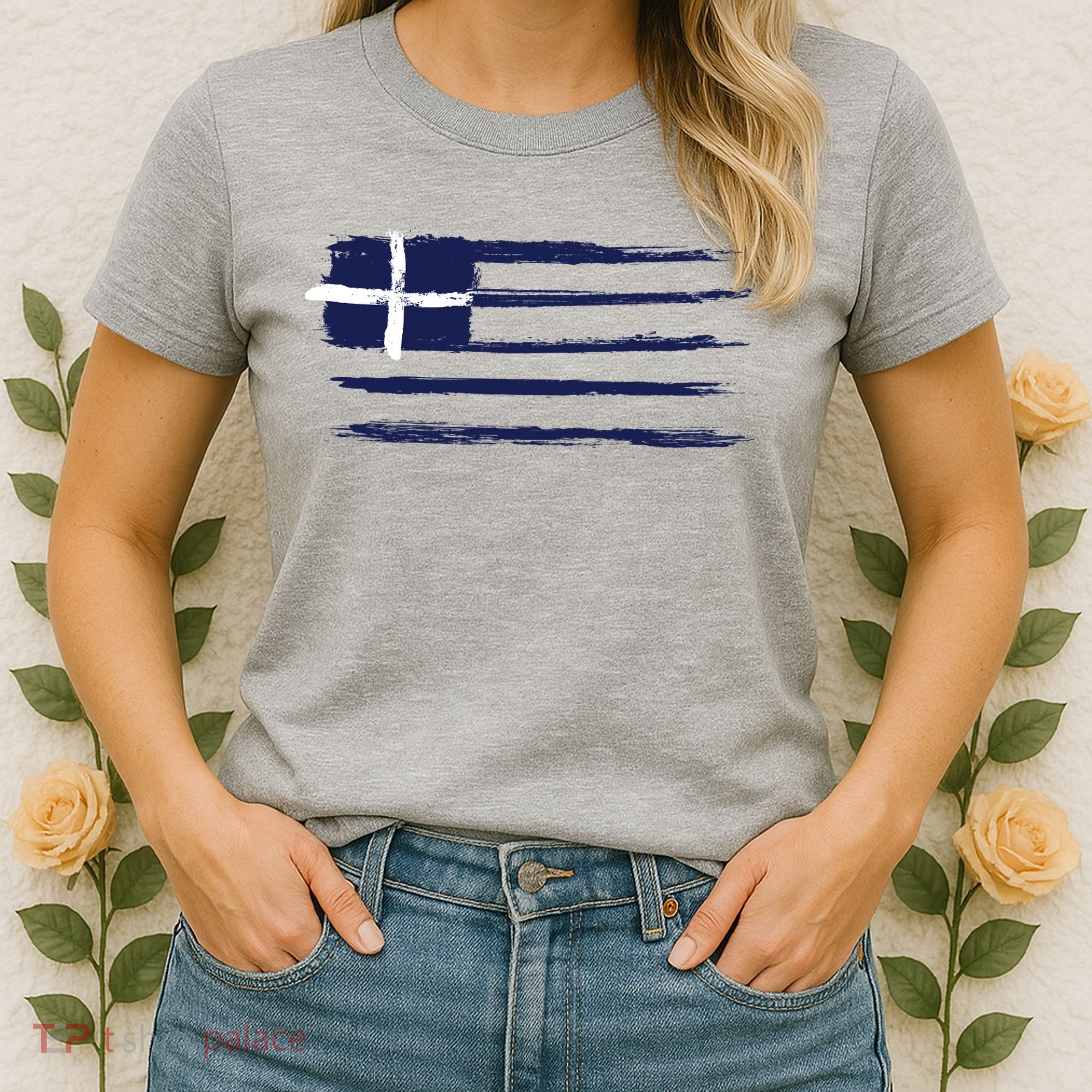 Greece Flag Women's T-Shirt