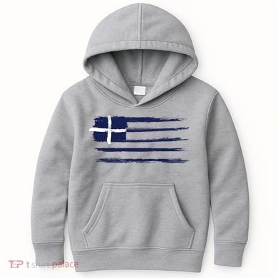 Greece Flag Kids Hoodie