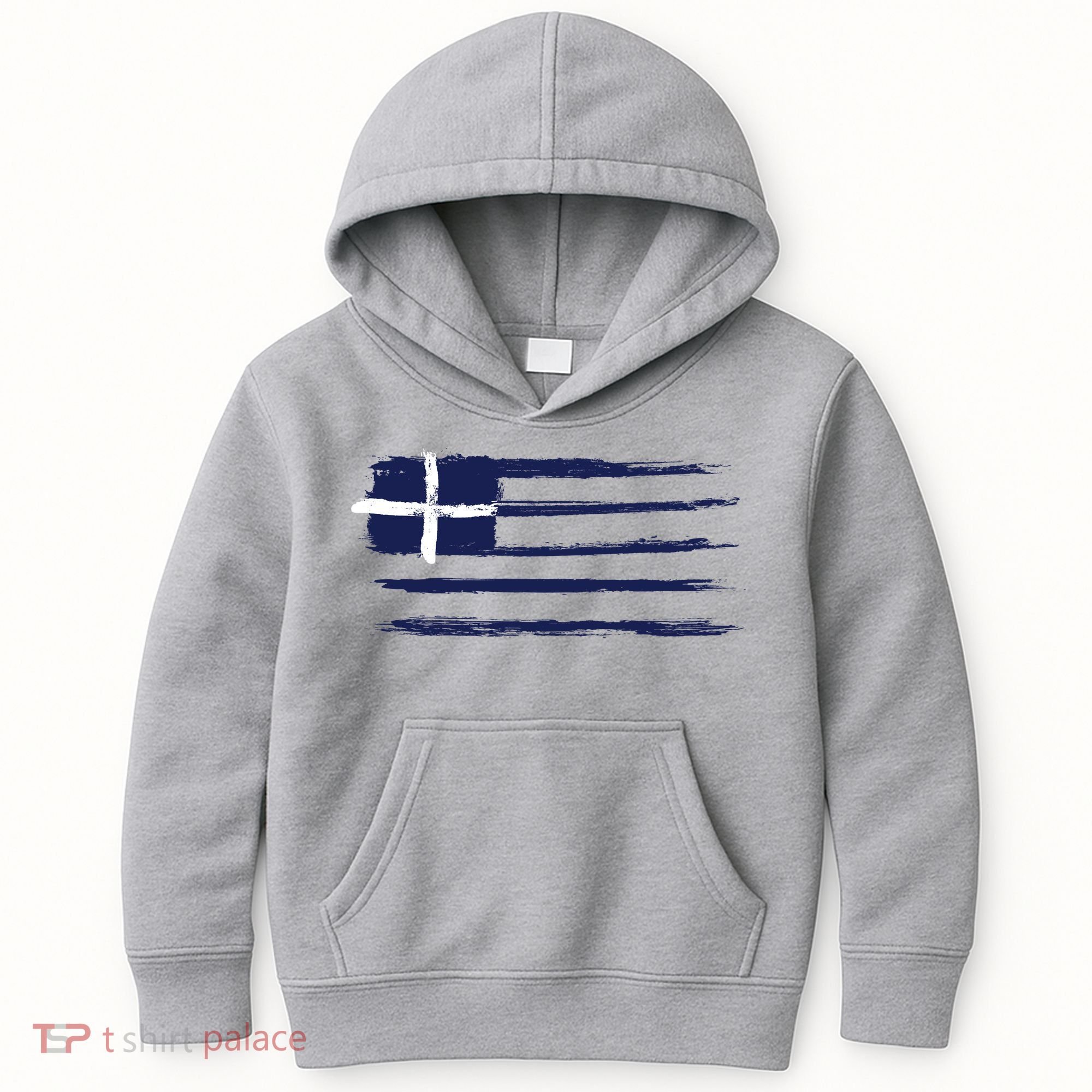 Greece Flag Kids Hoodie