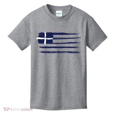 Greece Flag Kids T-Shirt