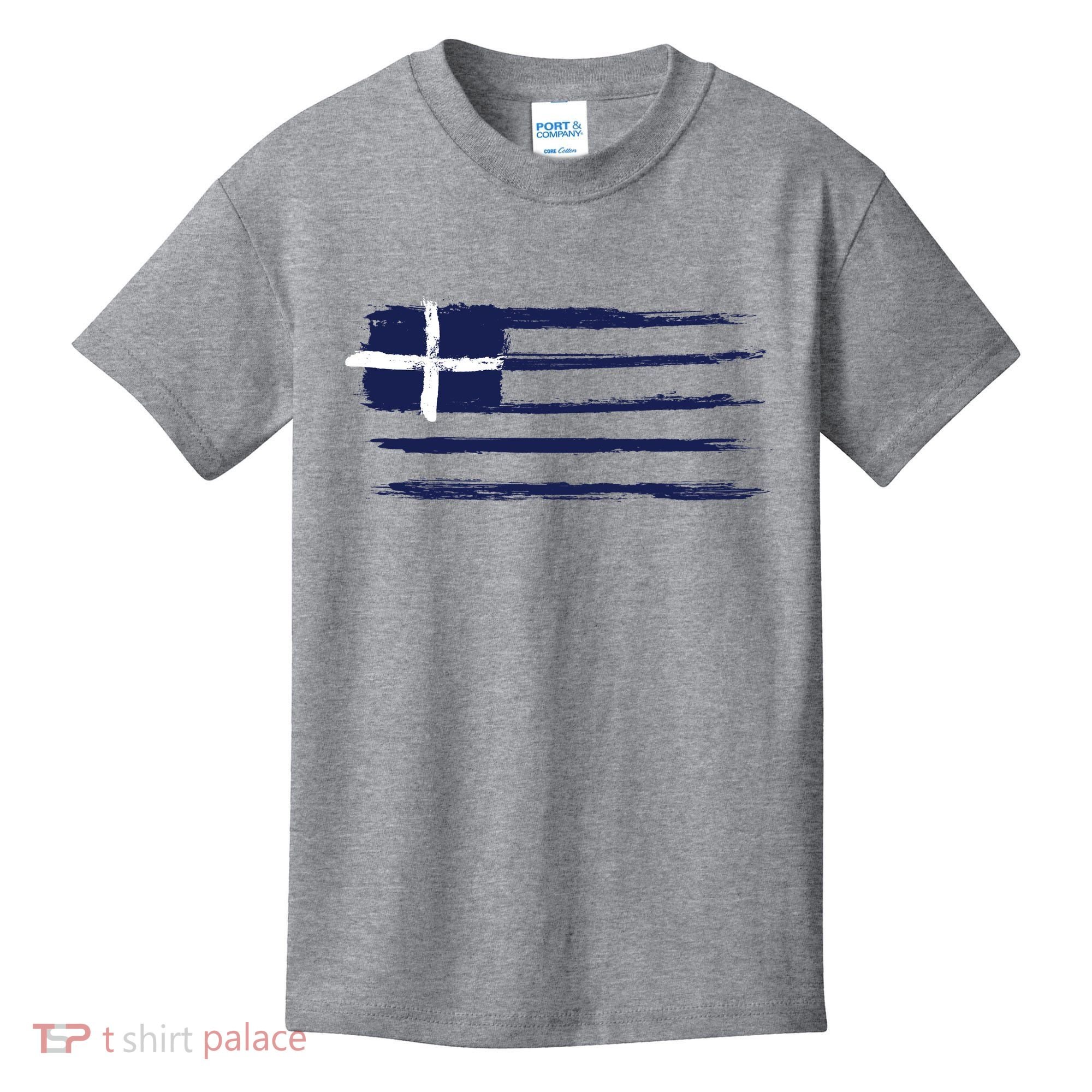 Greece Flag Kids T-Shirt