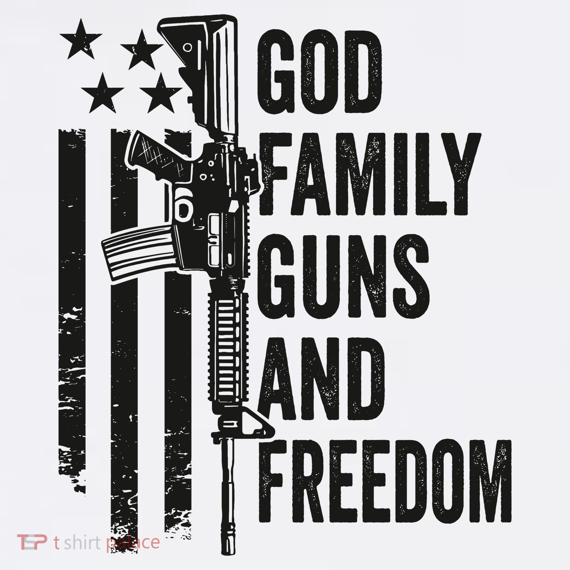 GOD FAMILY GUNS FREEDOM Gun Rights Faith Jesus Camo Women's Tank Top
