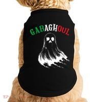 Gabaghoul Funny Gabagool Italian Flag Halloween Doggie Tank thumb 0