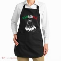 Gabaghoul Funny Gabagool Italian Flag Halloween Apron thumb 2