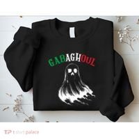 Gabaghoul Funny Gabagool Italian Flag Halloween Sweatshirt thumb 2