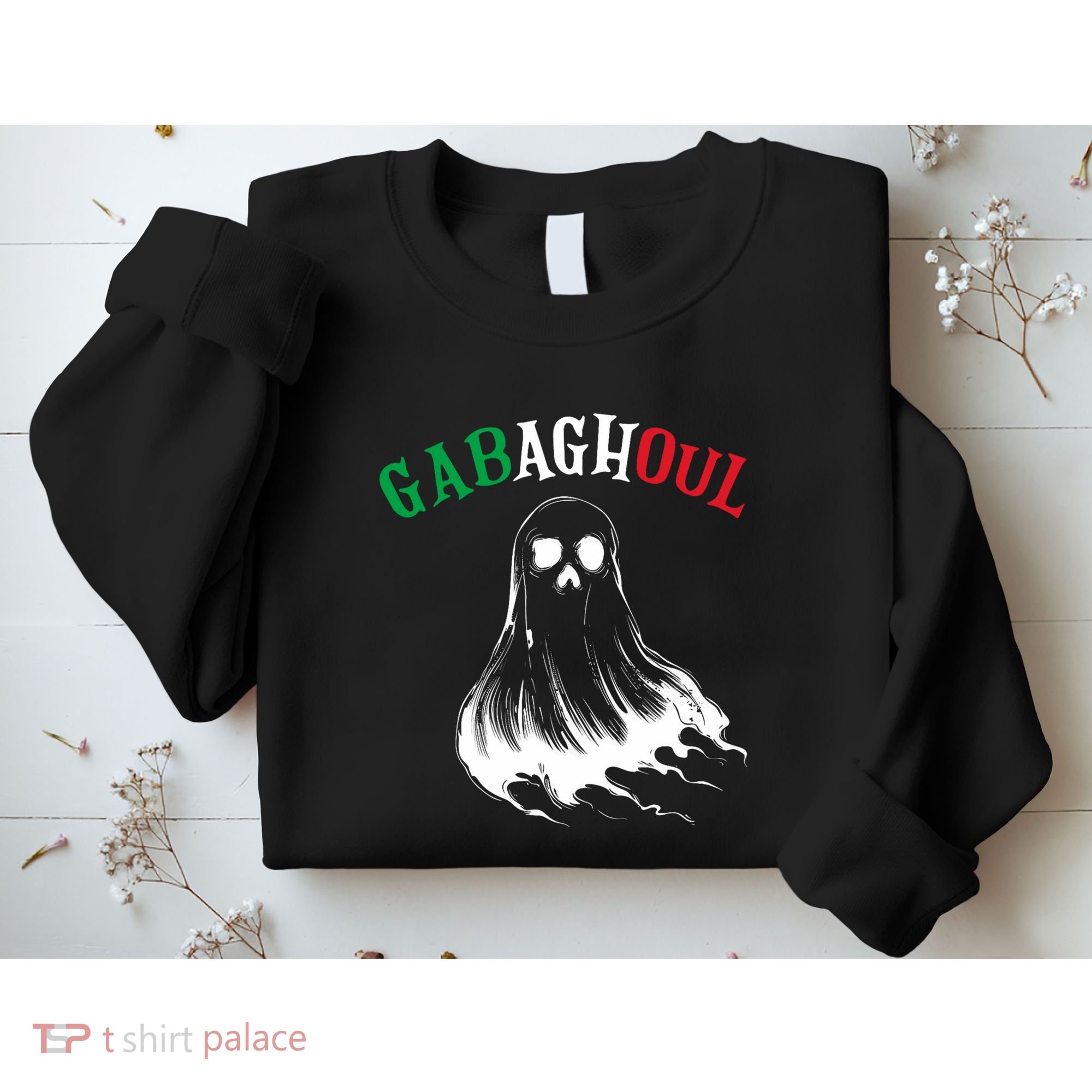 Gabaghoul Funny Gabagool Italian Flag Halloween Sweatshirt