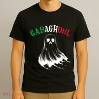 Gabaghoul Funny Gabagool Italian Flag Halloween T-Shirt thumb 3