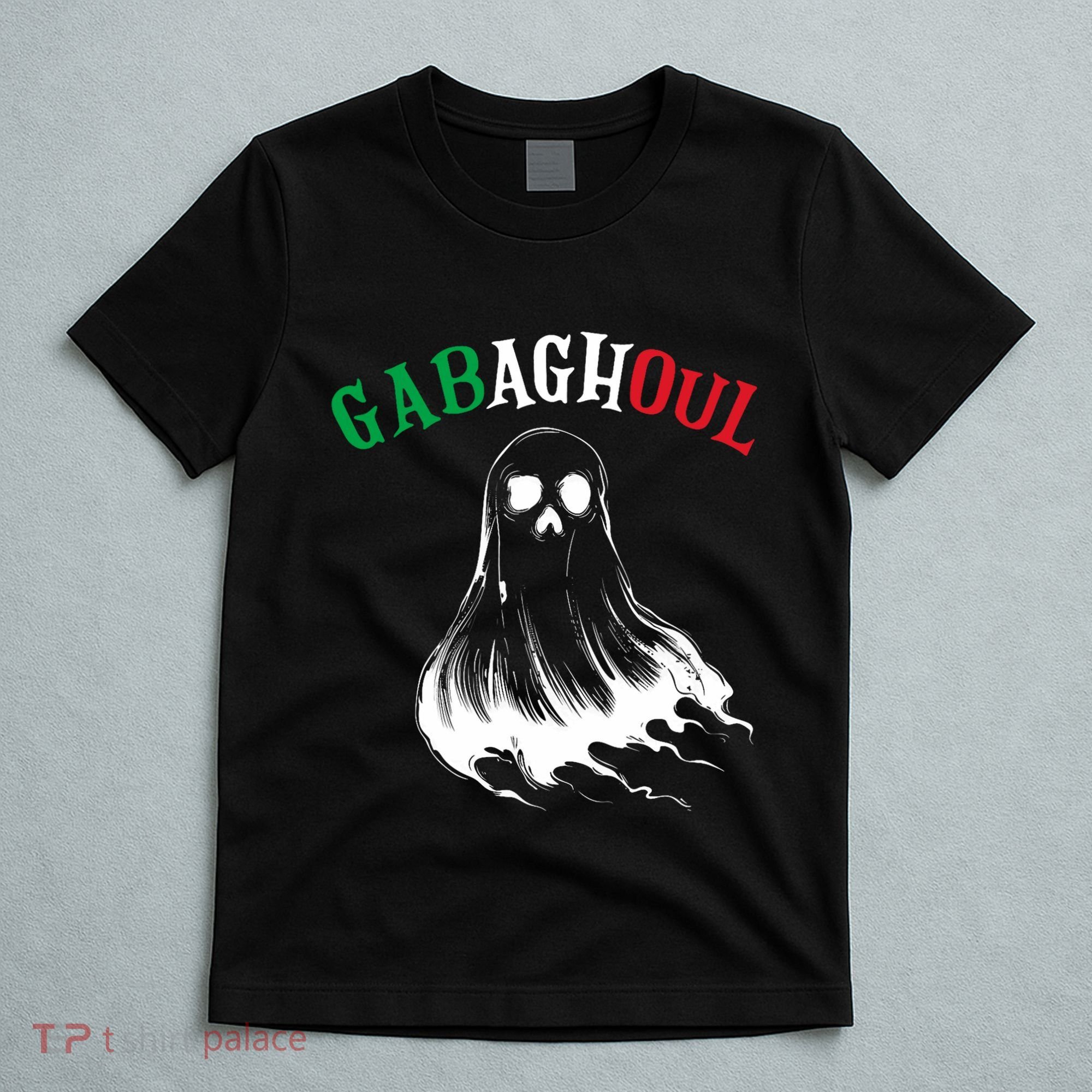 Gabaghoul Funny Gabagool Italian Flag Halloween T-Shirt