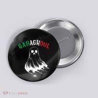 Gabaghoul Funny Gabagool Italian Flag Halloween Button thumb 0