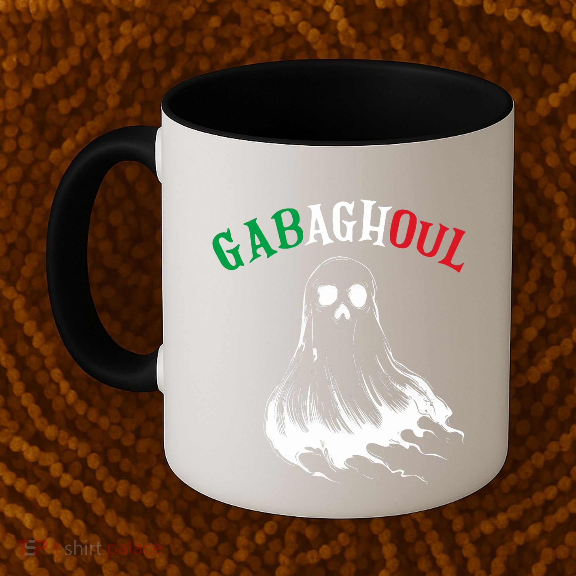 Gabaghoul Funny Gabagool Italian Flag Halloween Coffee Mug