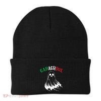Gabaghoul Funny Gabagool Italian Flag Halloween Beanie thumb 0
