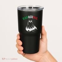 Gabaghoul Funny Gabagool Italian Flag Halloween Tumbler thumb 2