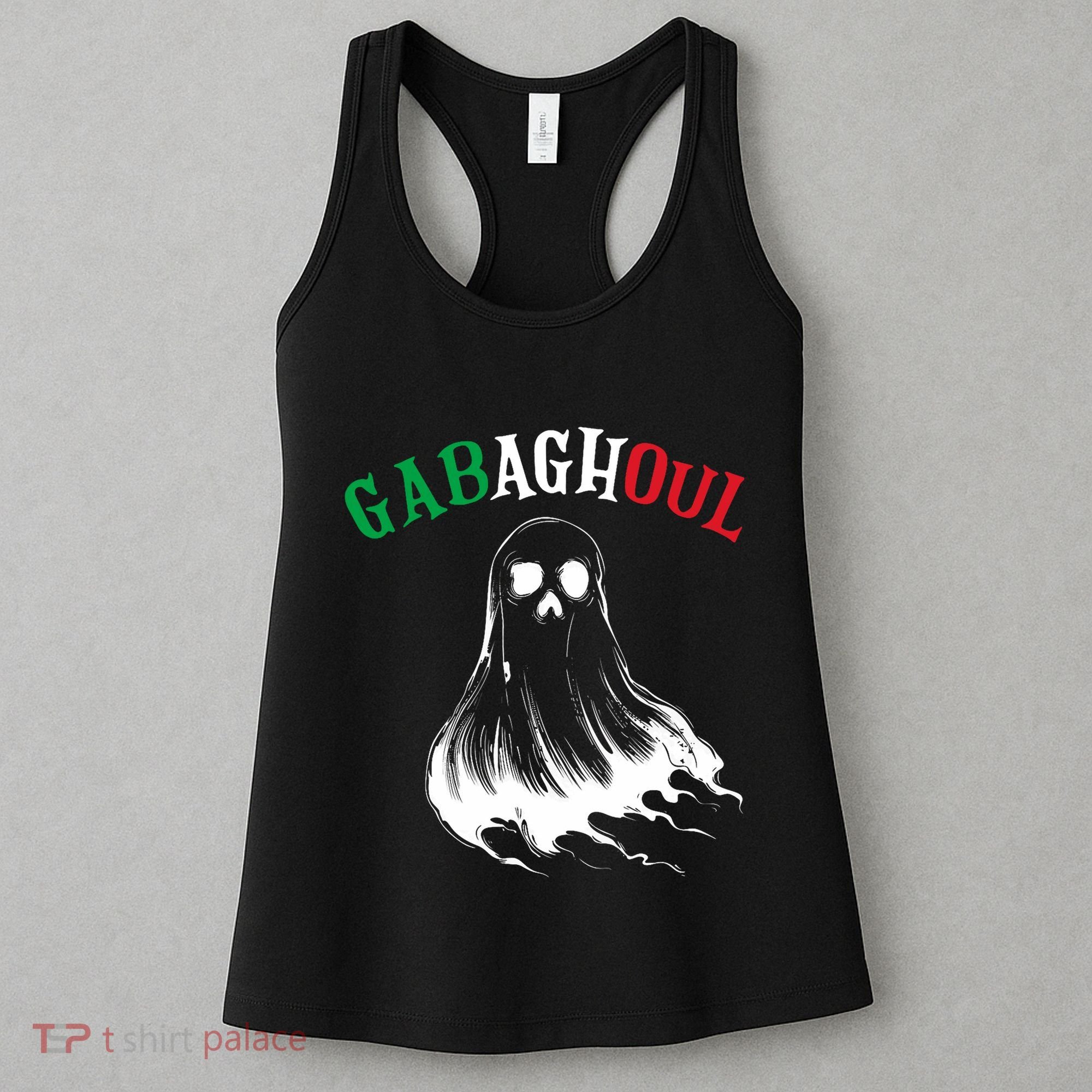 Gabaghoul Funny Gabagool Italian Flag Halloween Women's Tank Top