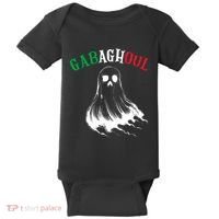 Gabaghoul Funny Gabagool Italian Flag Halloween Baby Bodysuit thumb 0