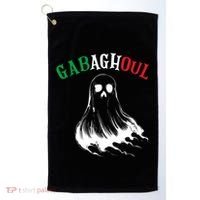 Gabaghoul Funny Gabagool Italian Flag Halloween Golf Towel thumb 0