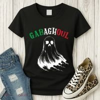 Gabaghoul Funny Gabagool Italian Flag Halloween Women's T-Shirt thumb 3