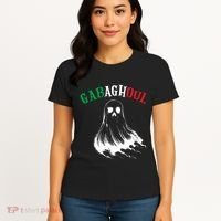Gabaghoul Funny Gabagool Italian Flag Halloween Women's T-Shirt thumb 4