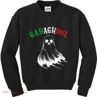 Gabaghoul Funny Gabagool Italian Flag Halloween Kids Sweatshirt thumb 0
